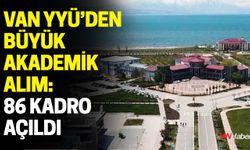 Van YYÜ’den Büyük Akademik Alım: 86 Kadro Açıldı