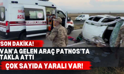 Van’a Gelmek İçin Yola Çıktılar, Patnos’ta Kaza Yaptılar!