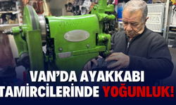 Van’da Kış Bastırdı, Ayakkabı Tamir Ustalarının İşleri Açıldı!