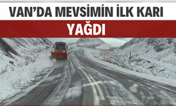 Van’da Mevsimin İlk Karı Yağdı! Karabet Geçidi Beyaza Büründü