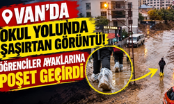 Van’da Öğrencilerin Yol İmtihanı: Ayakkabılarını Korumak İçin Poşet Geçiriyorlar!