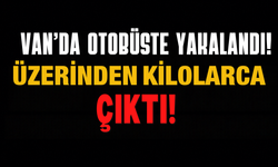 Van’da Yolcu Otobüsünde 1 Kilo Yasaklı Madde Ele Geçirildi!