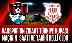 Vanspor’un Ziraat Türkiye Kupası Maçının Tarihi ve Saati Belli Oldu! İşte Tarihi ve Saati
