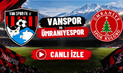 Vanspor-Ümraniyespor Maçı Başladı! Canlı İzle...
