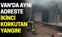 Van'da Aynı Adreste İkinci Korkutan Yangın!