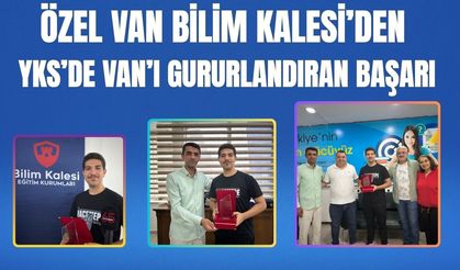Özel Van Bilim Kalesi’den YKS’de Van’ı Gururlandıran Başarı