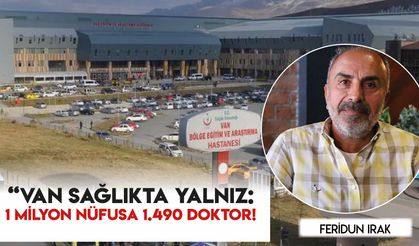 Van Sağlıkta Yalnız: 1 Milyon Nüfusa 1.490 Doktor!”