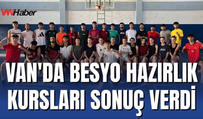 Van'da BESYO Hazırlık Kursları Sonuç Verdi: 40 Öğrenci Üniversiteli Oldu