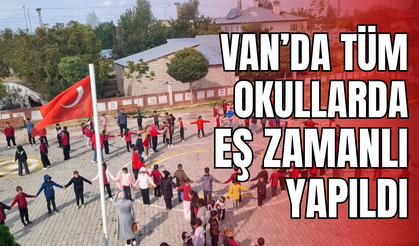 Van’da Okullarda Eş Zamanlı Afet ve Tahliye Tatbikatı Gerçekleştirildi