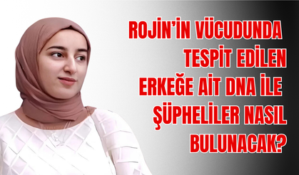 Rojin’in vücudunda tespit edilen erkeğe ait DNA ile şüpheliler nasıl bulunacak?
