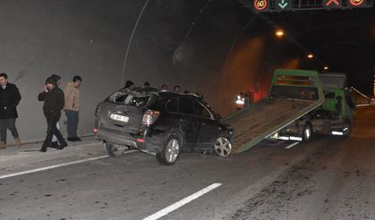 Tünelde Kaza! Yaralılar Var