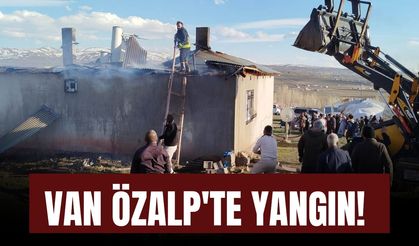 Van Özalp'te Yangın!
