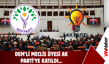 DEM’li Belediye Meclis Üyesi AK Parti'ye Katıldı!