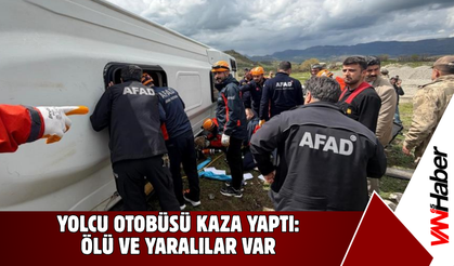 Yolcu otobüsü  Muş'ta kaza yaptı: Çok sayıda ölü ve yaralı var!