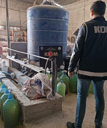 O İlde 517 Litre Yakıt ve Kaçak Alkol Ele Geçirildi!