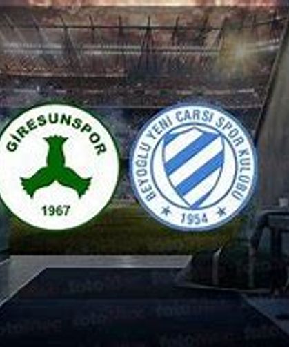 Giresunspor Beyoğlu Yeni Çarşı Maçı Ne Zaman, Saat Kaçta Hangi Kanalda?