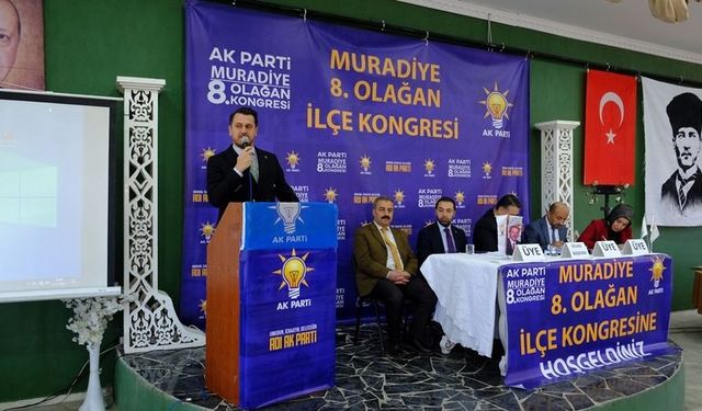 AK Parti Van’da Muradiye ve Çaldıran İlçe Kongrelerinde Birlik Mesajı Verdi