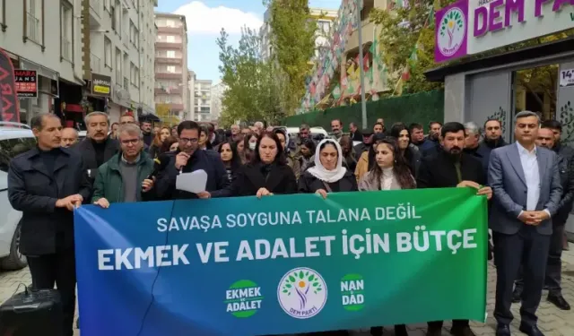 DEM Parti Van İl Başkanlığı: 2025 Bütçesi, Emekçilerin Taleplerine Cevap Vermiyor