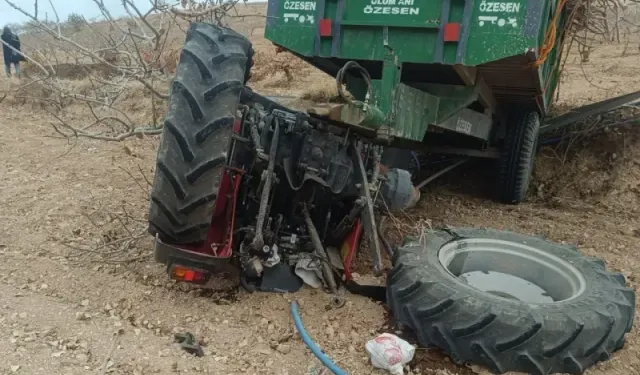 Freni Patlayan Traktör Kazaya Sebep Oldu: 3 Yaralı