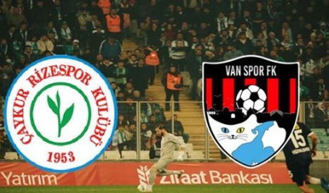 Çaykur Rizespor – Vanspor maç günü ve saati belli oldu