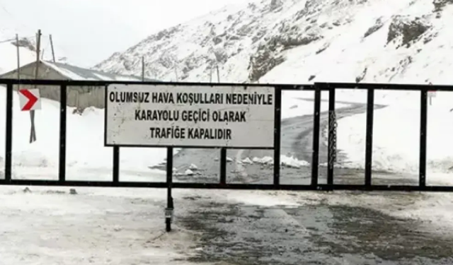 Van'da çığ düştü! 2 İlçe yolu ulaşıma kapandı