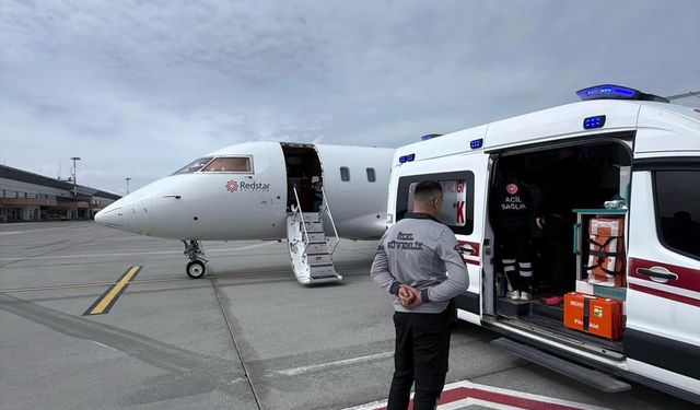 Kalp Rahatsızlığı Olan Bebek, Van’dan İstanbul’a Uçakla Sevk Edildi