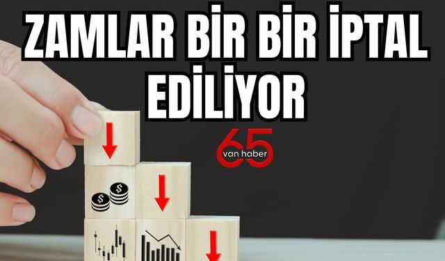 Vanlılara müjde! Zamlar birer birer iptal edildi!
