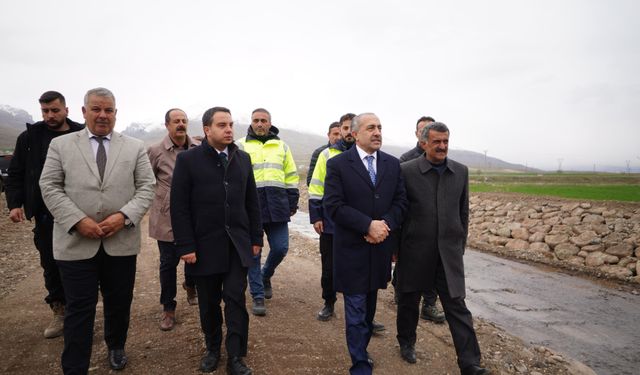 AK Parti İl Başkanı Sahaya İndi, Projeleri Yerinde İnceledi