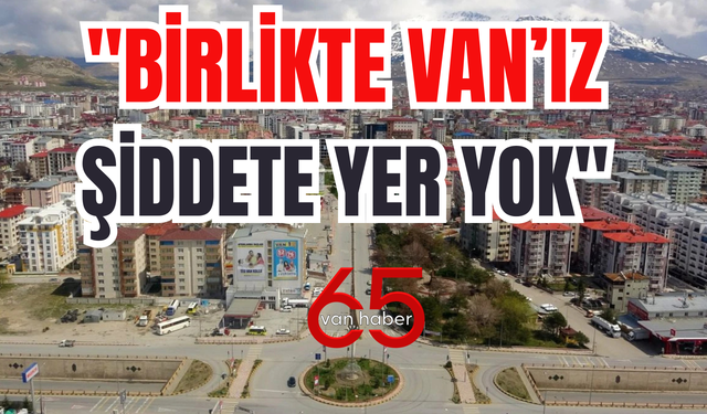 Vanlılardan Şiddete Karşı Birlik Mesajı