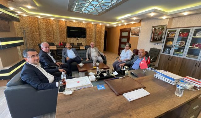 Kaymakam Kasman’dan MHP Van İl Başkanlığına Veda Ziyareti
