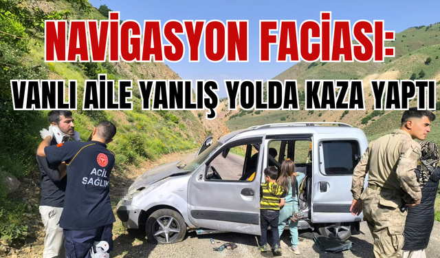 Van’dan Yola Çıktılar, Navigasyon Kazaya Sürükledi: 5 yaralı
