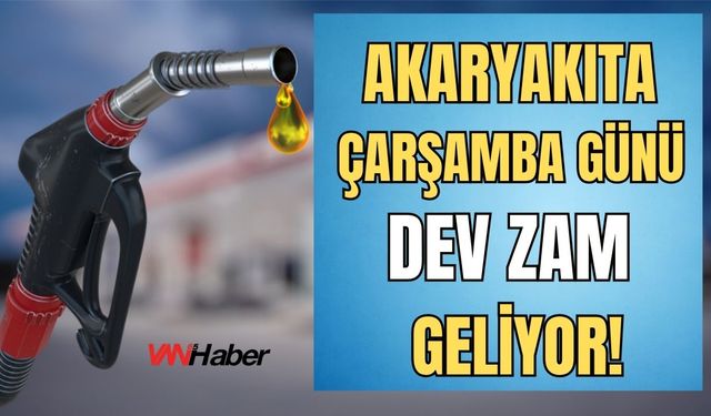 Çarşamba Günü Akaryakıta Yeni Zam Yolda!