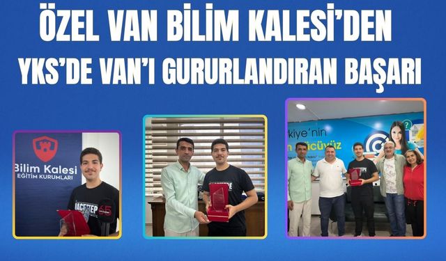 Özel Van Bilim Kalesi’den YKS’de Van’ı Gururlandıran Başarı