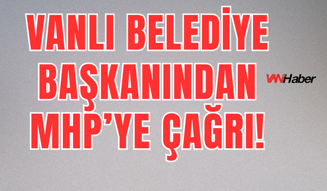 Vanlı Belediye Başkanı Ahmet Özer: "Süreci Boşa Çıkarmayalım"