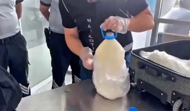Hakkari'de Süt Şişesi İçinde Dev Uyuşturucu Operasyonu