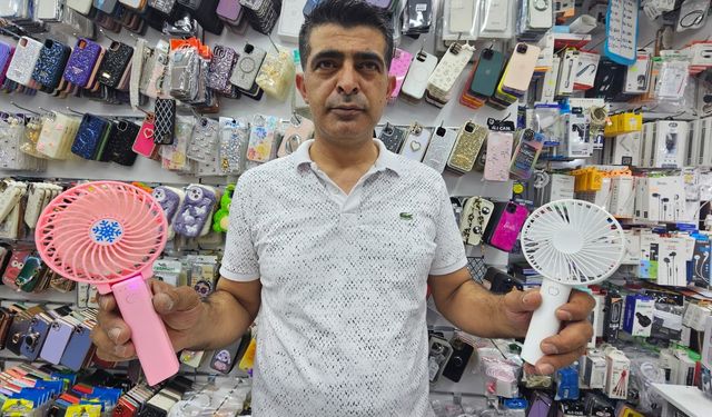 Sıcak havadan bunalanlar, mini vantilatörlere yöneldi