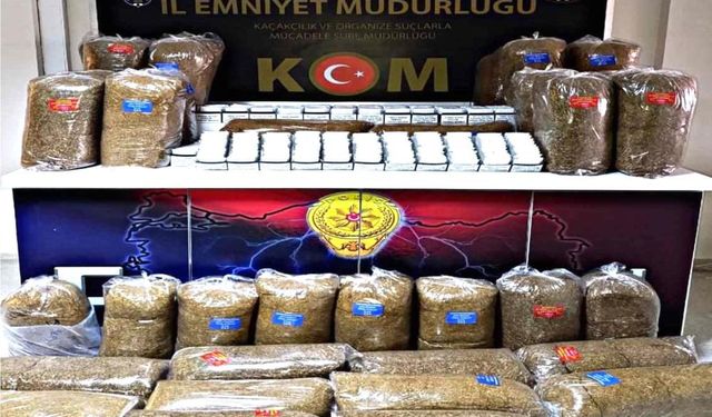 Otobüste 480 Paket Kaçak Tütün Ele Geçirildi