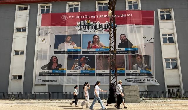 Van'ın Komşusu Hakkari'de " Bir Anadolu Şenliği" İçin Geri Sayım Başladı