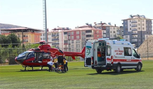 Ambulans Helikopterle Kritik Hasta Nakli