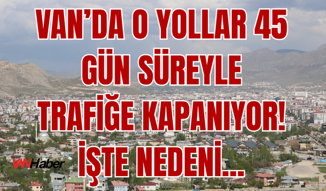 Van'da Altaylı ve Oğuz Caddeleri Baştan Sona Yenileniyor!