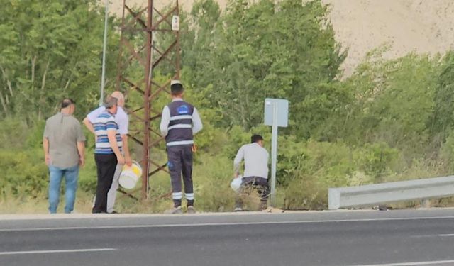 Darende’de Vatandaşlar Facianın Önüne Geçti