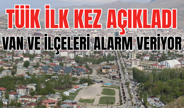 TÜİK ilk kez sosyoekonomik seviye verilerini açıkladı! Van'da her iki haneden biri alt seviyede!