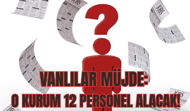 Van’da Özalp Belediyesi 12 Personel Alımı Yapacak