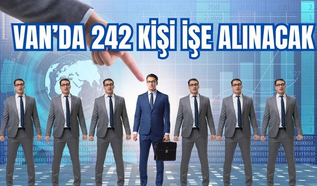 Van’da İş Arayanlara Fırsat: 242 Yeni Personel Alımı Yapılacak