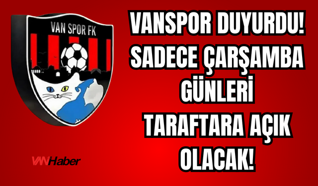 Vanspor’un Antrenman Takvimi Açıklandı!