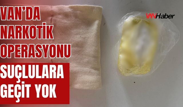 Van’da Narkotik Operasyonu