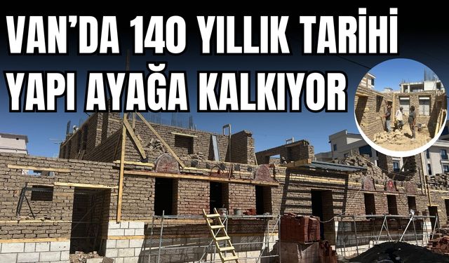 Van’daki Tahir Paşa Konağı’nda Sona Yaklaşıldı