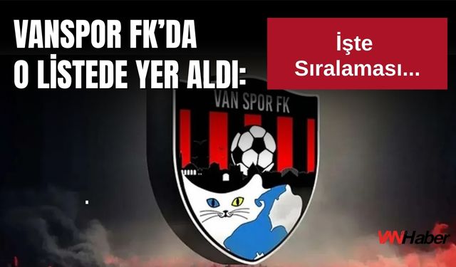 1.Ligin En Pahalı Takımları Belli Oldu! Vanspor’dan Sürpriz Sıralama!