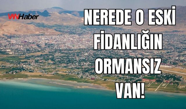 Van’da Fidanlıklar Varmış!