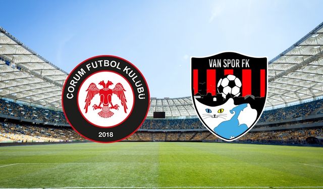 Vanspor FK- Çorumspor FK İkinci Yarı Başladı! CANLI İZLE
